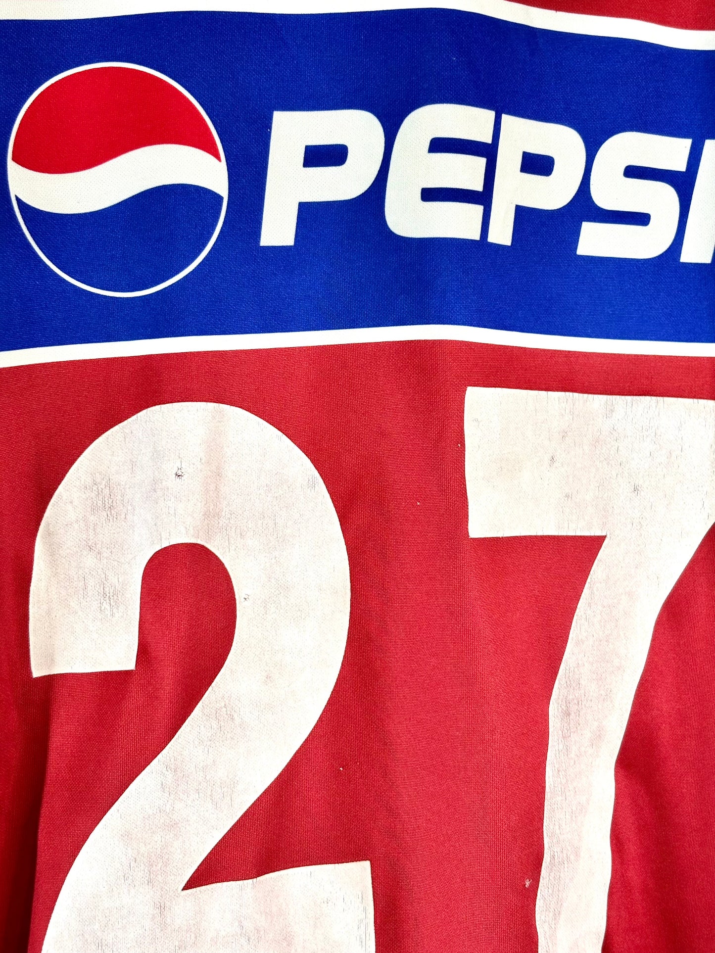 Camiseta Atlética Saprissa 2001 utilería original parte trasera