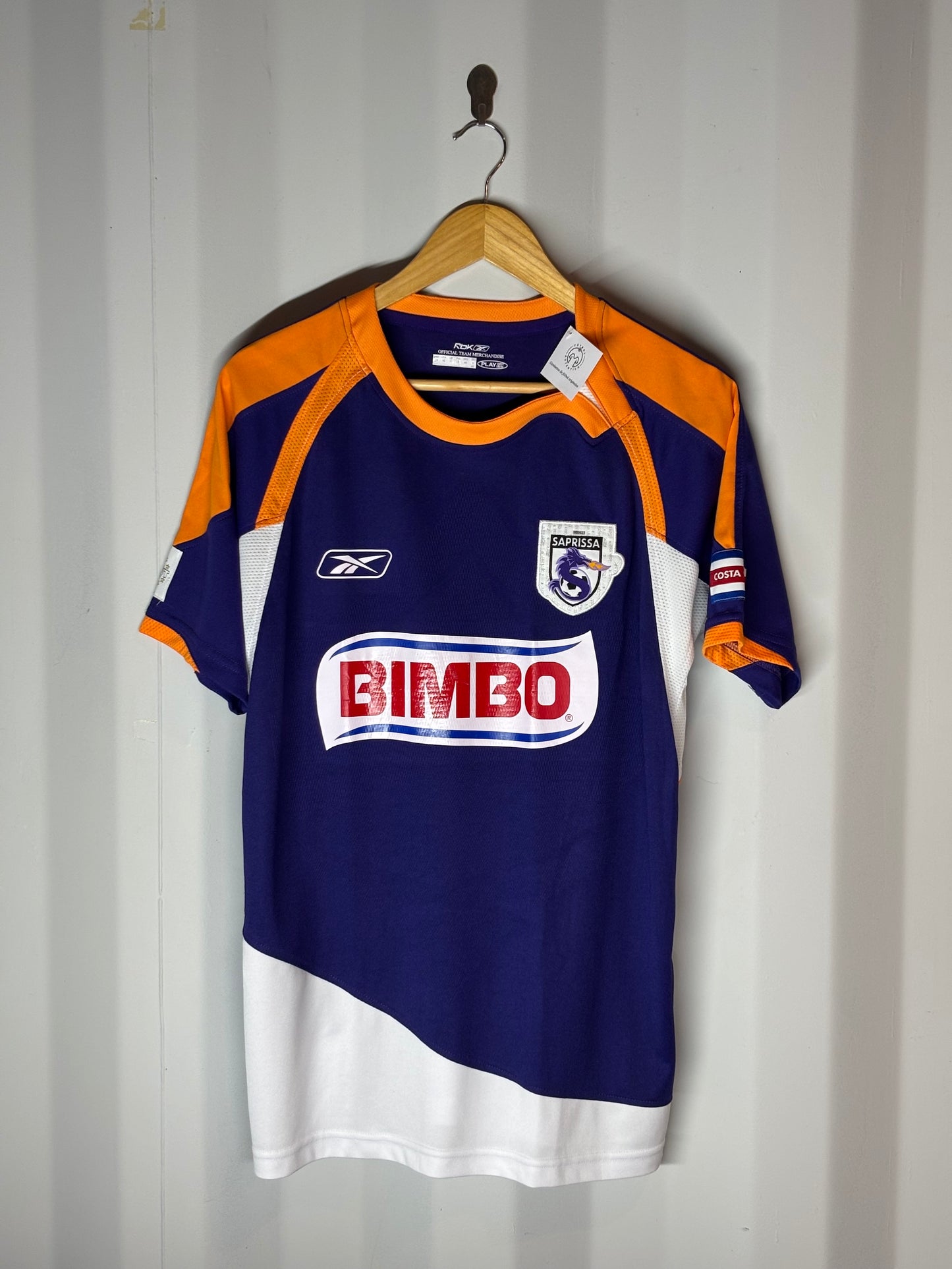 Camiseta Saprissa 2008 Reebok original Centeno frente