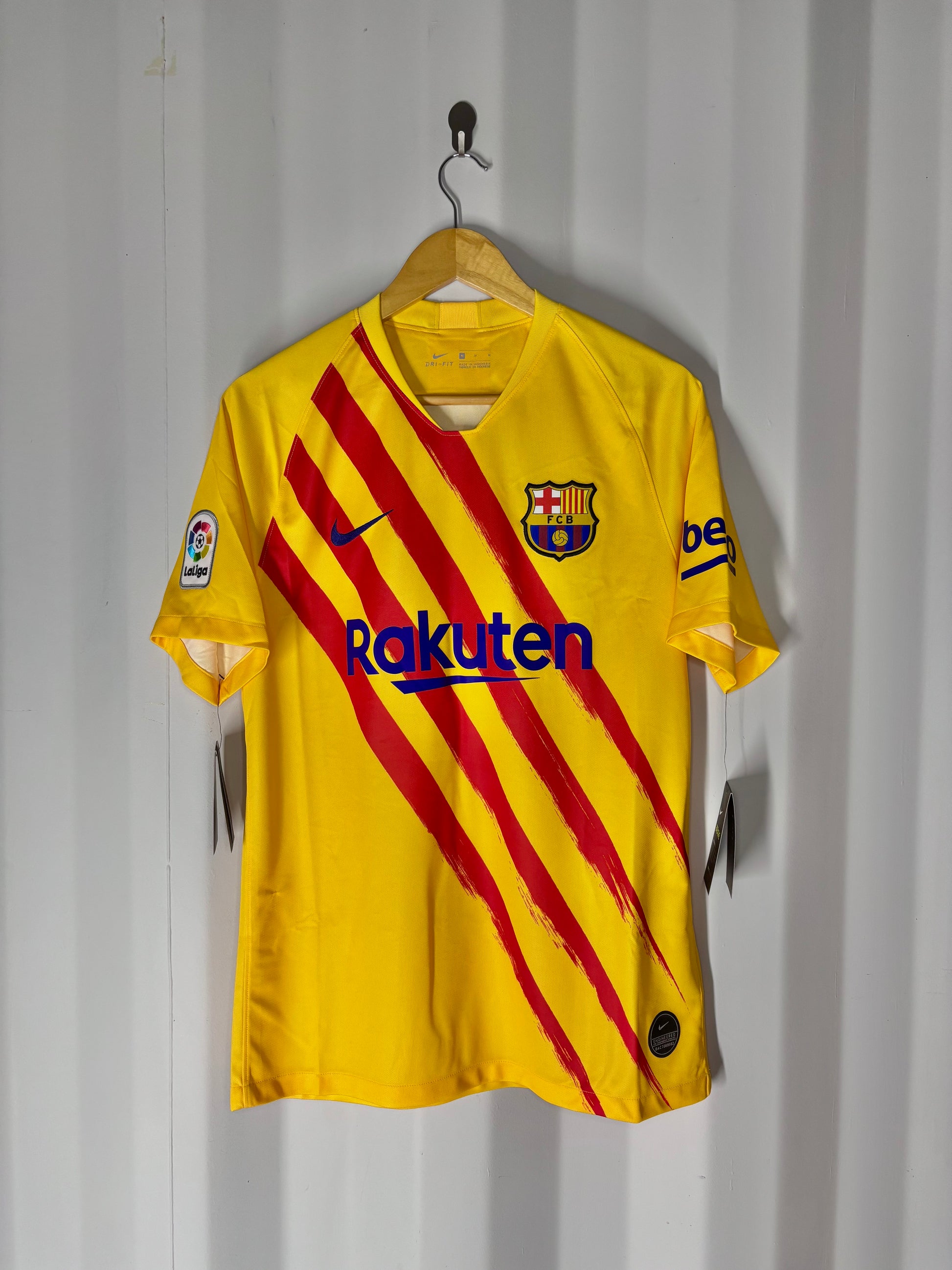 Camiseta Barcelona Senyera Messi 2019 Nike