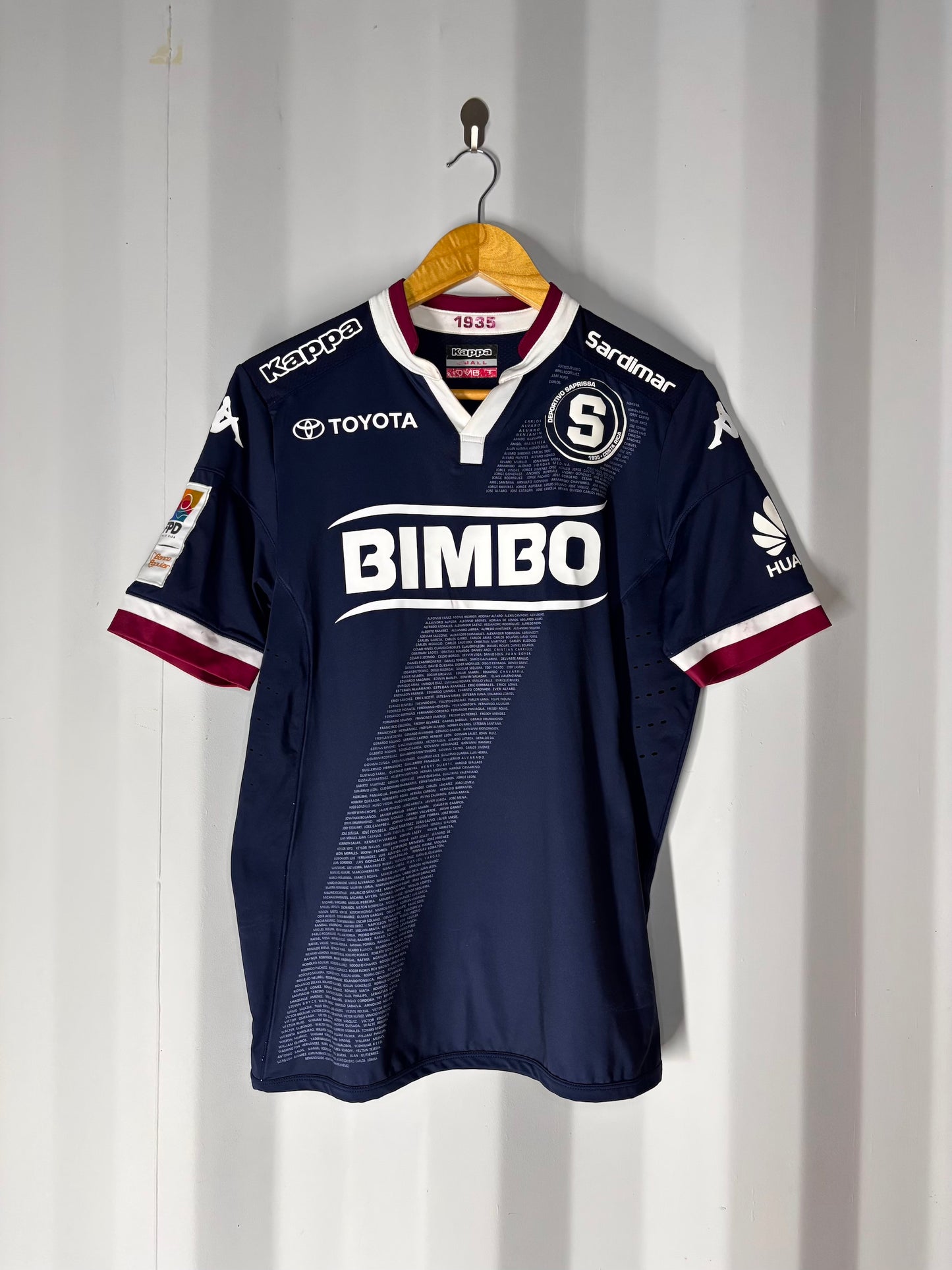 Saprissa - 2016/2017 - Tercer uniforme - Kappa - Talla S - "M. Torres"