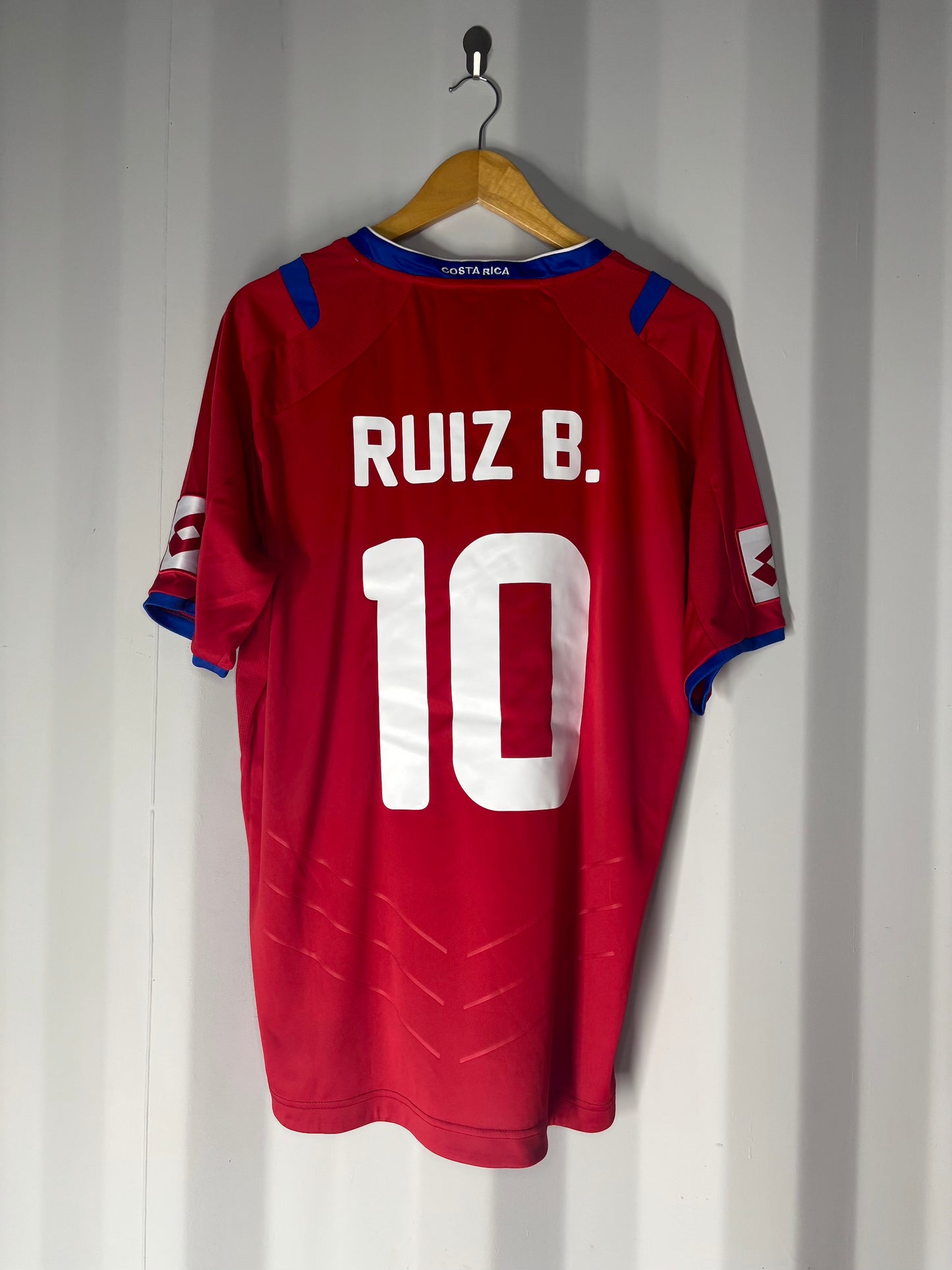Selección de Costa Rica - 2014 - Local - Lotto - Talla L - "Ruiz B"