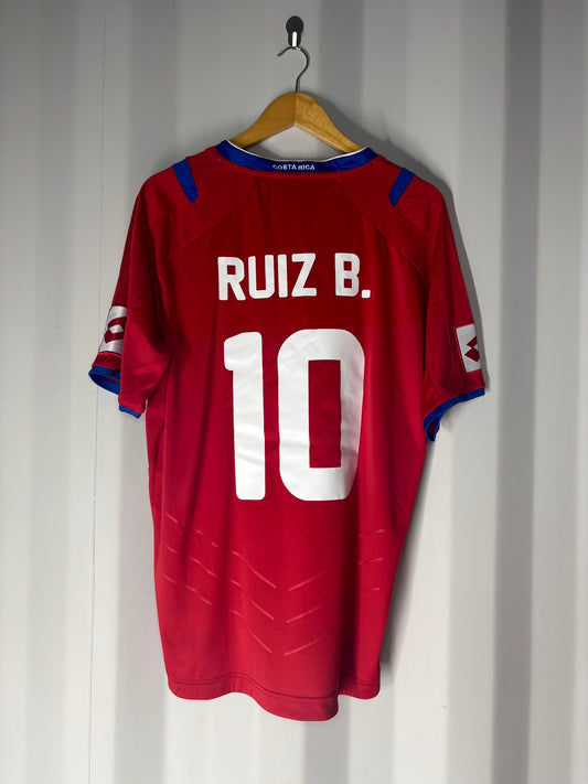 Selección de Costa Rica - 2014 - Local - Lotto - Talla L - "Ruiz B"