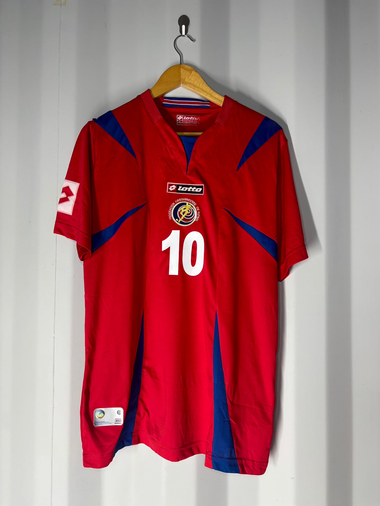 Selección de Costa Rica - 2007 - Local - Lotto - Talla L - "Centeno W."