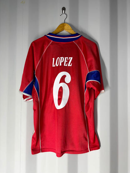 Selección de Costa Rica - 2002 - Local - Joma - Talla XL - "Lopez"