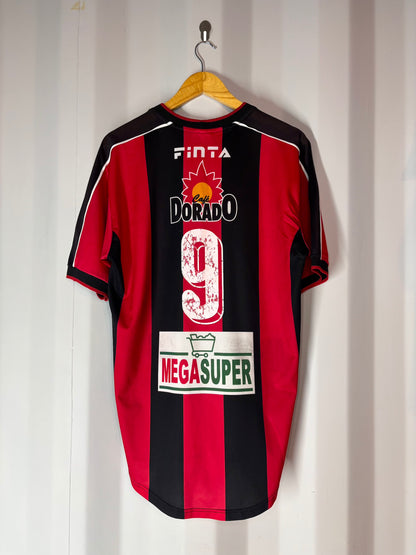 [MATCH WORN] - Liga Deportiva Alajuelense - 2001/2002 - Local - Finta - Talla L