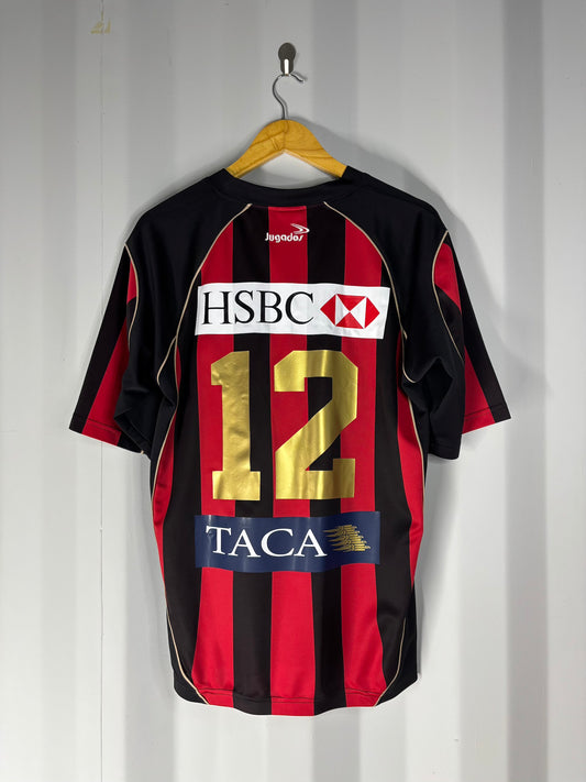 Camiseta de local de Alajuelense para la temporada 2007. Dorsal de Pablo Gabas