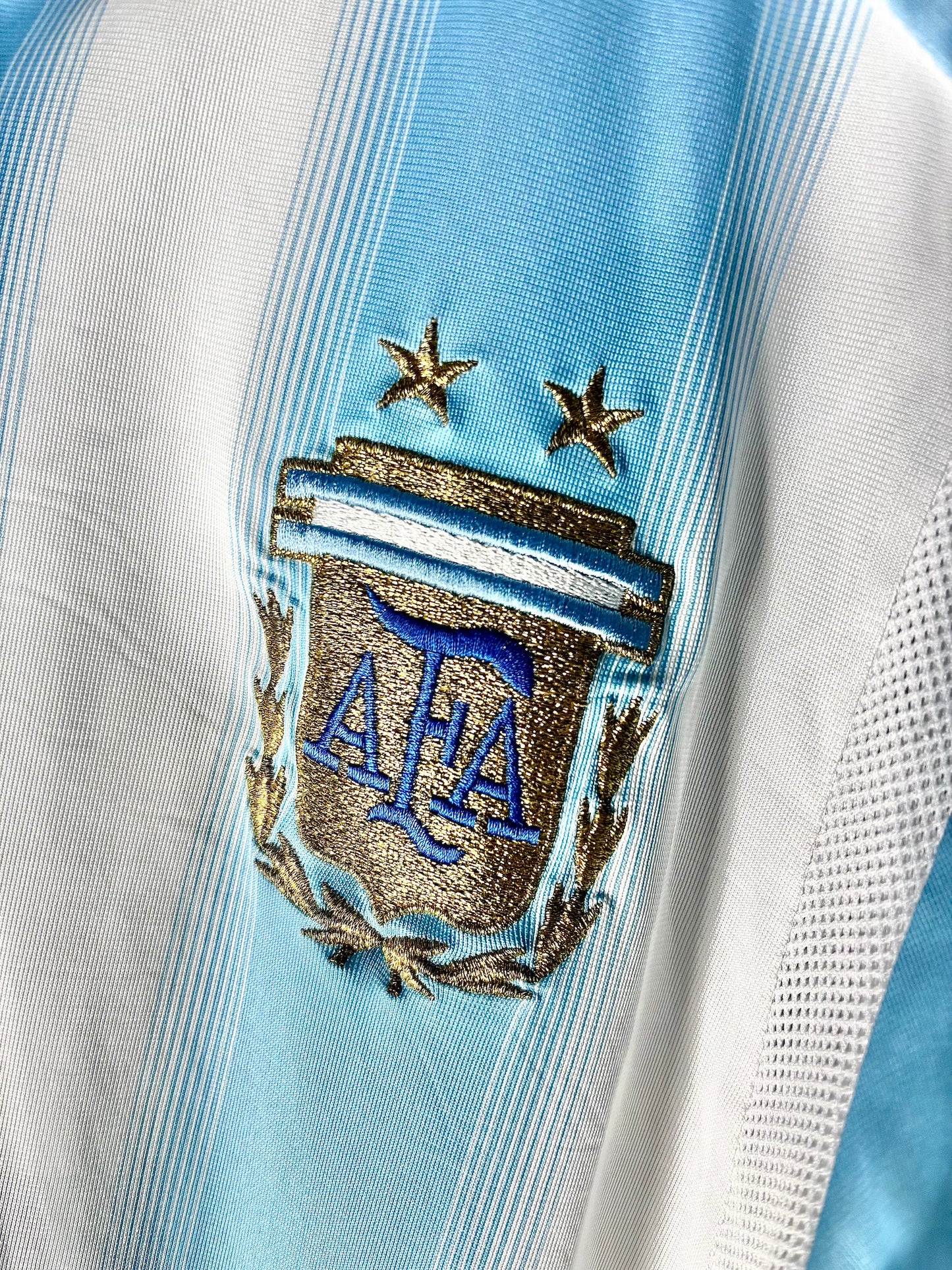 Camiseta Zanettti Argentina 2004 local Adidas escudo