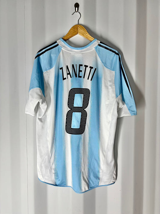 Camiseta Zanettti Argentina 2004 local Adidas