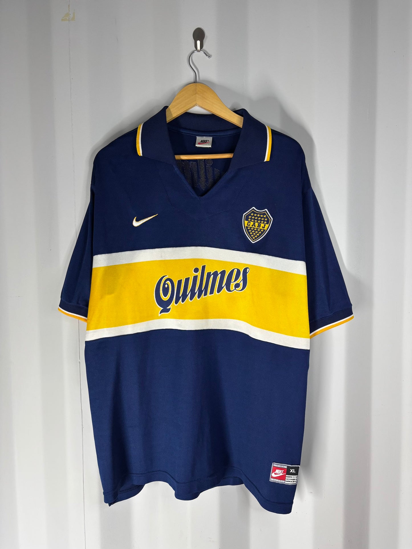Camiseta de local de Boca Juniors para la temporada 1997-1998 Nike.