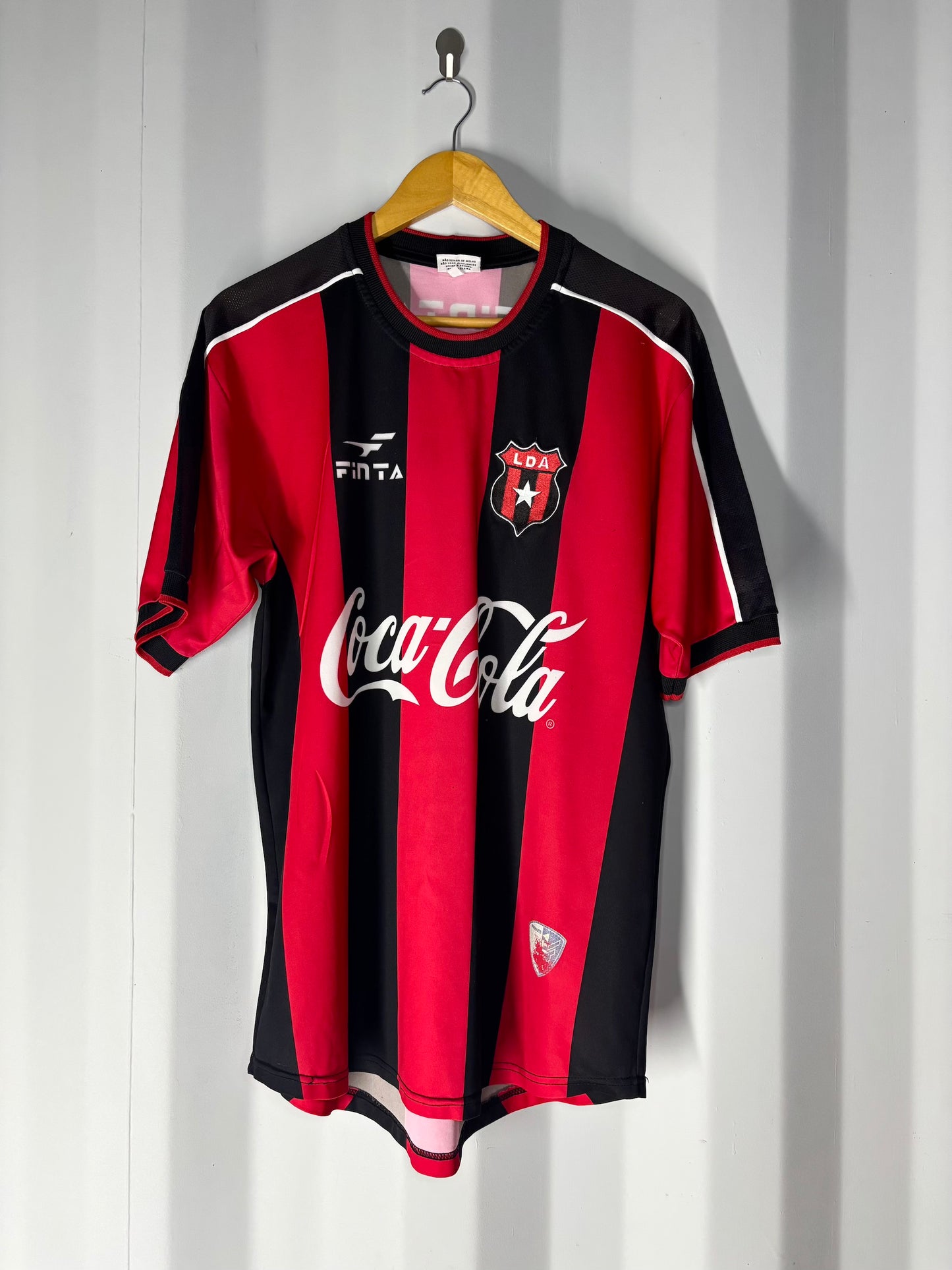 Camiseta Alajuelense Finta 2001-2002 local match worn original Miso talla L