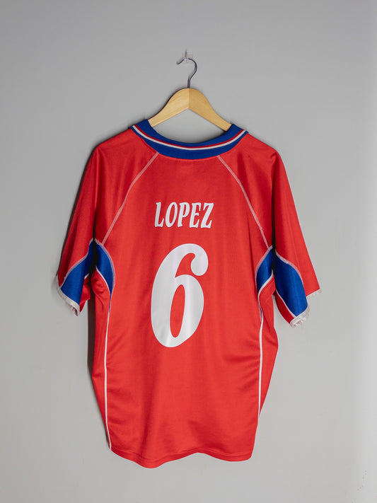Camiseta Costa Rica original 2002 Joma Local 