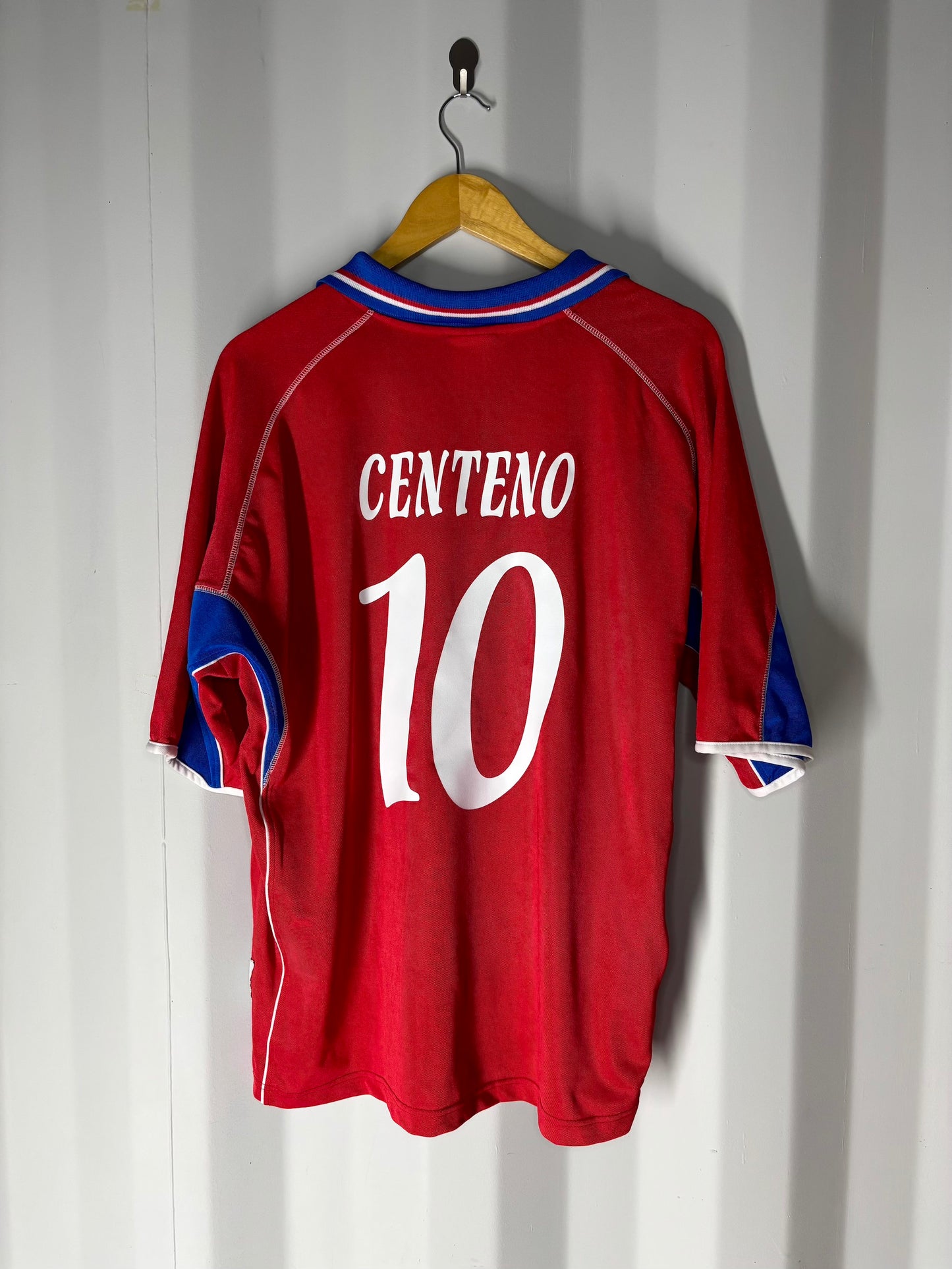 Camiseta Costa Rica Joma 2002 local original Centeno talla XL