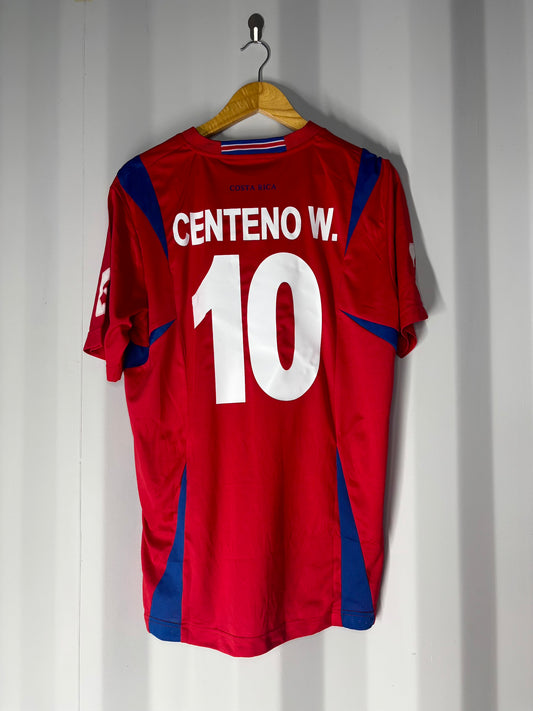 Camiseta Costa Rica Lotto 2007 local original W. Centeno talla L