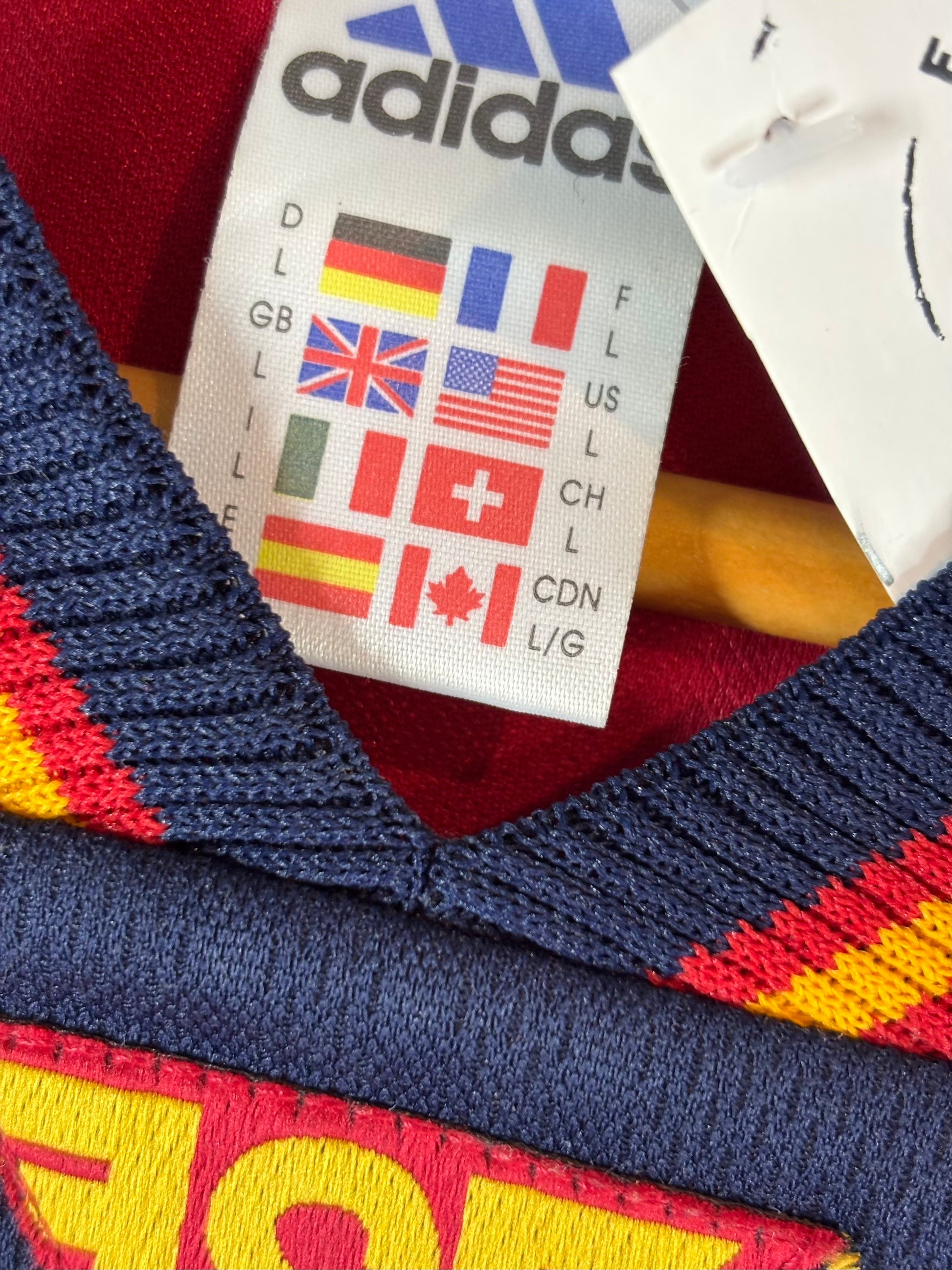 Camiseta España 1998 original Adidas etiquetas