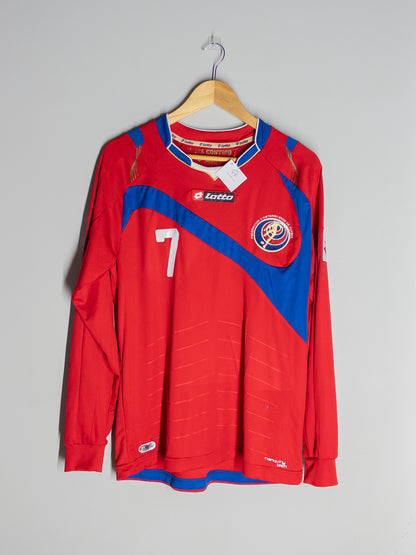 Camiseta original Costa Rica Lotto Bolaños 2014 front