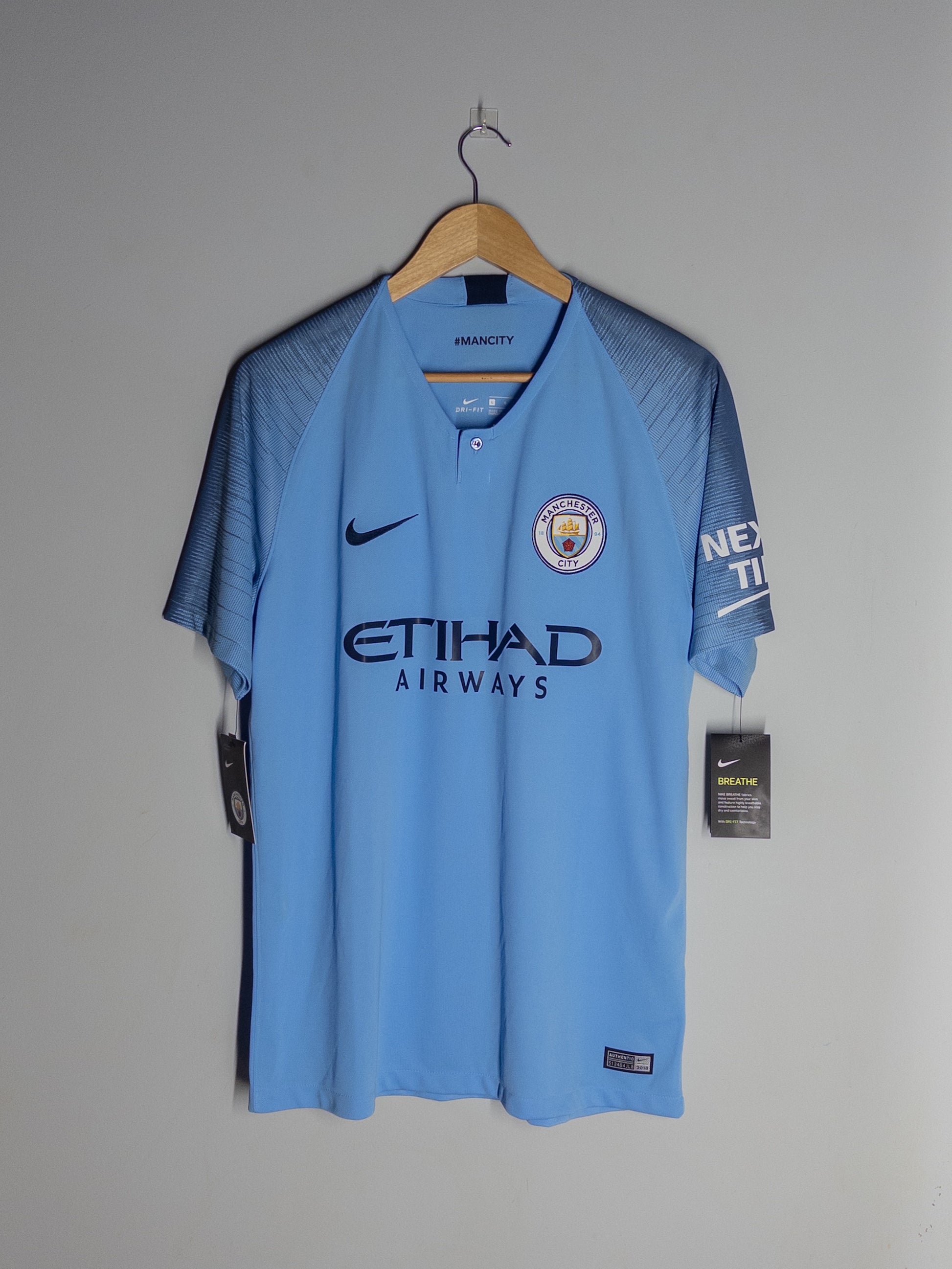 Camiseta Manchester City Nike 2018-2019 original