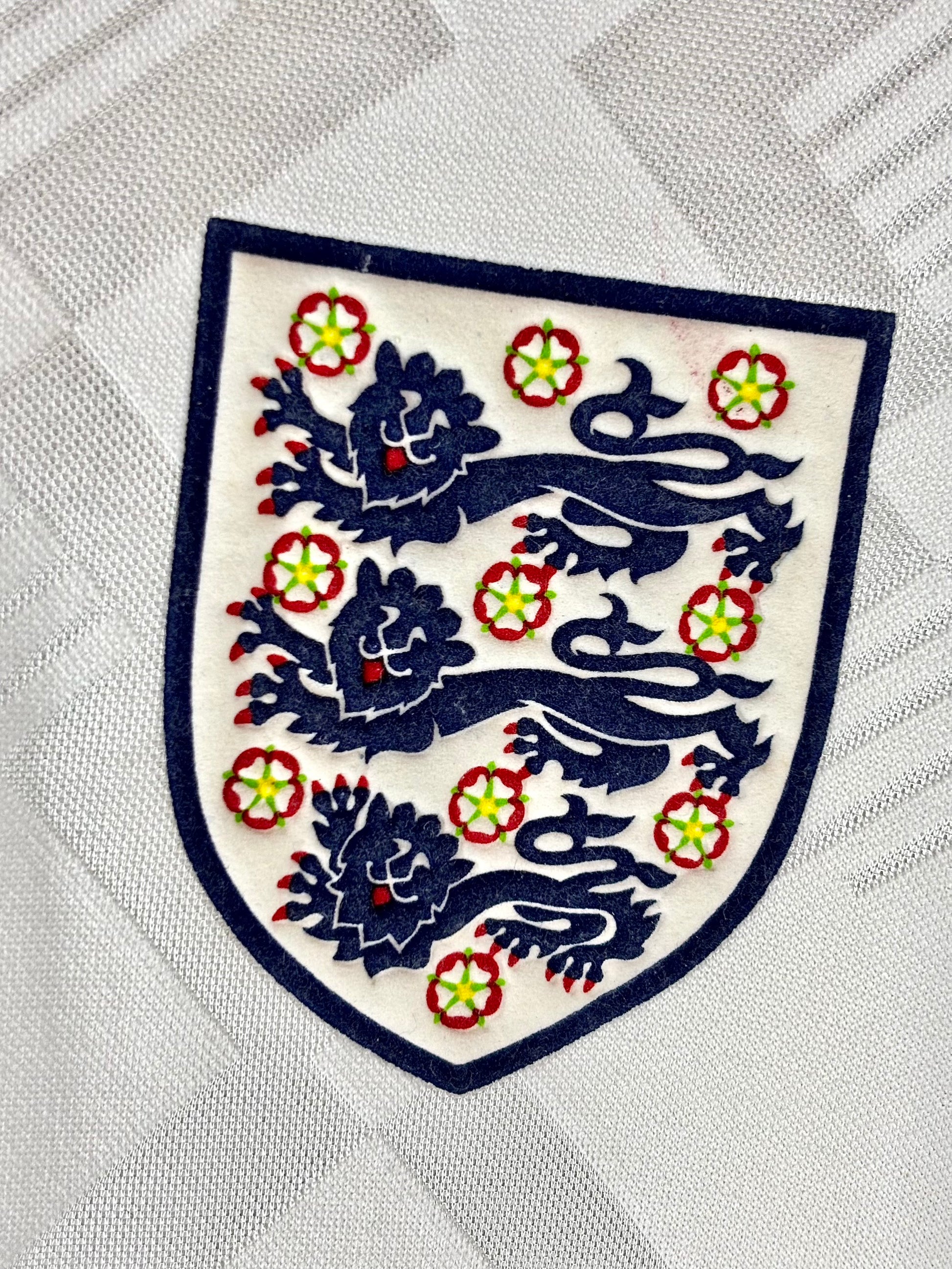 Camiseta original Inglaterra 1990 Umbro escudo
