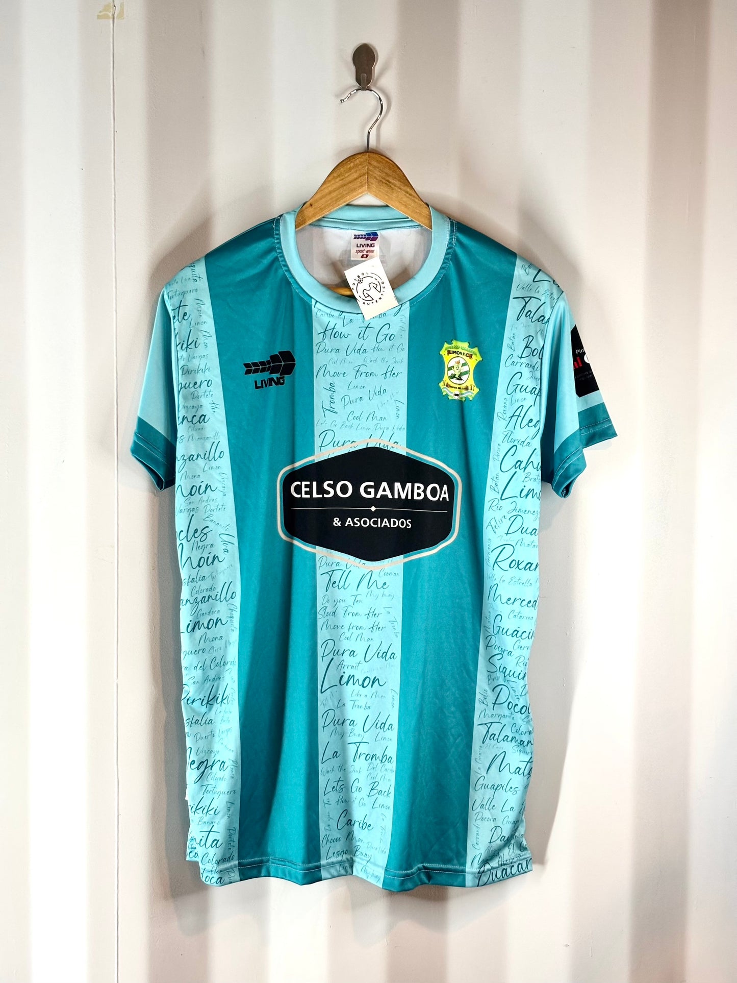 Camiseta Limón 2020 portero Costa Rica parte frontal 