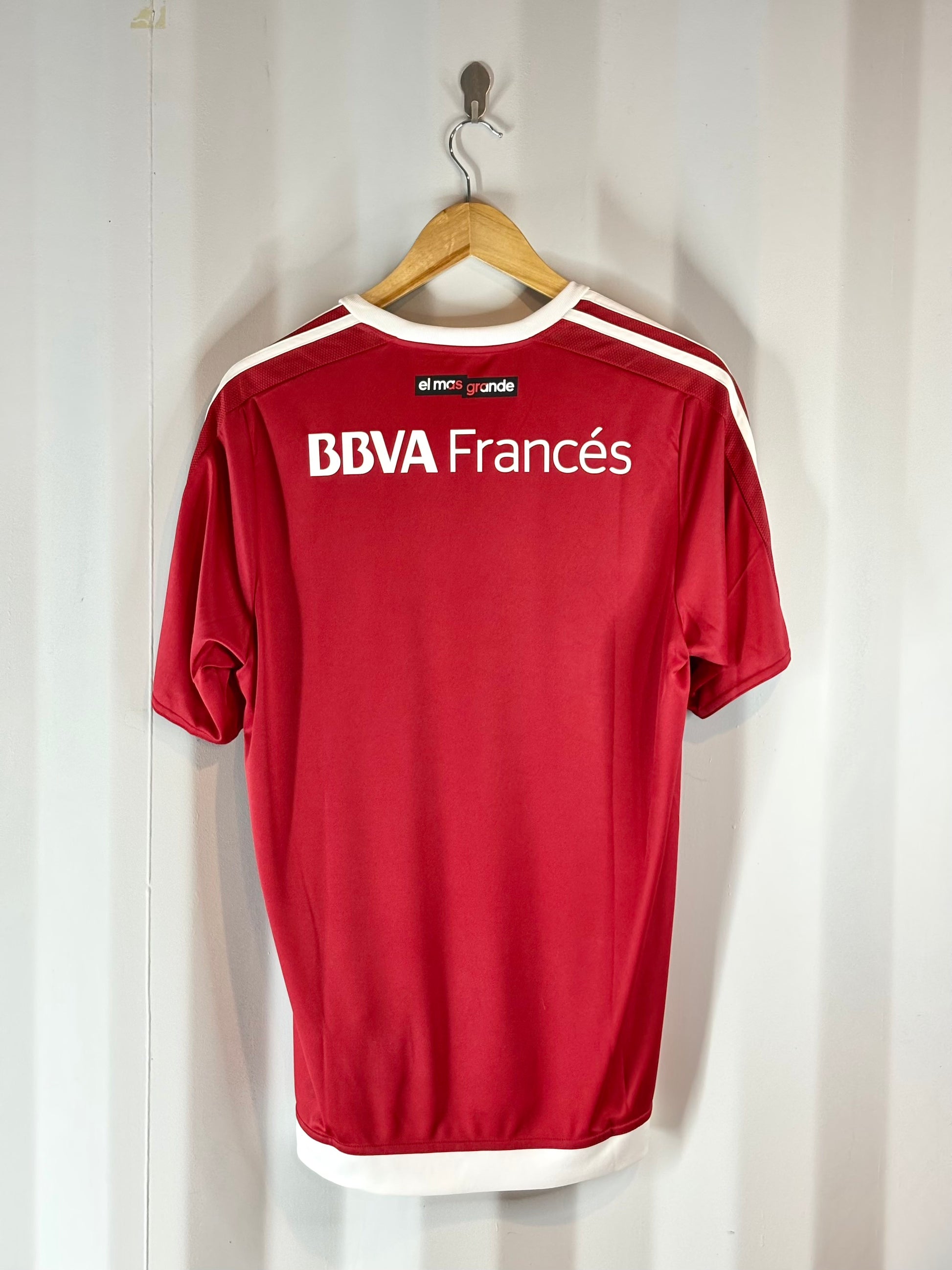 Camiseta River Plate visita temporada 2016 nueva con etiquetas Adidas parte trasera