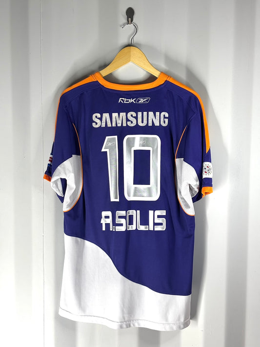 Camiseta local Saprissa 2008 Reebok Alonso Solís