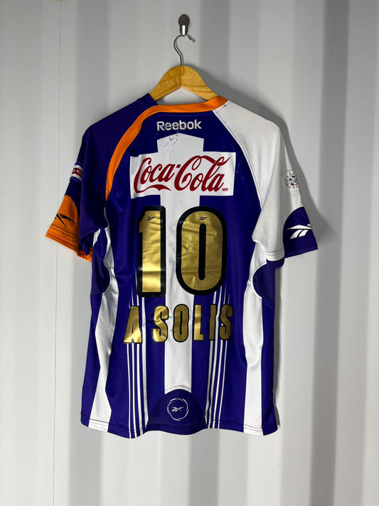 Camiseta Saprissa Reebok 2008 visita A. Solís talla M
