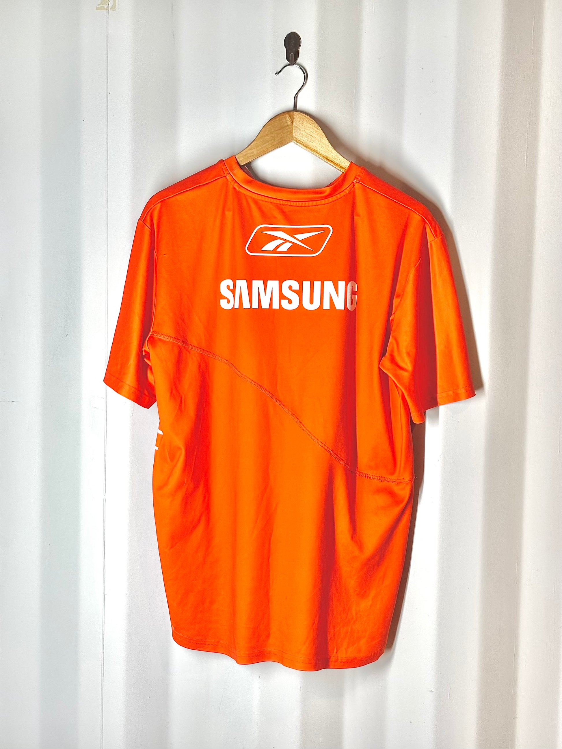 Camiseta entrenamiento Saprissa Vergara Reebok 2006 espalda