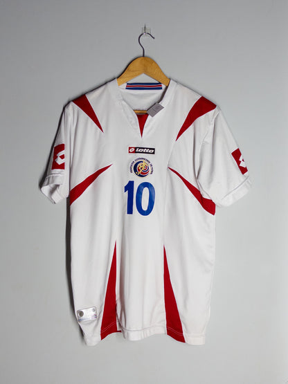 Camiseta de visita de Costa Rica Lotto 2007 original con estampado de Walter Centeno