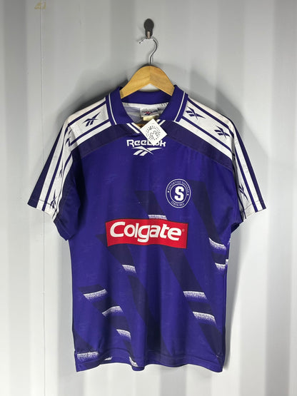 Camiseta de local del Deportivo Saprissa 1997 Colgate 