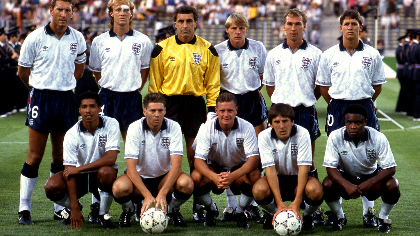 Selección de Inglaterra en 1990