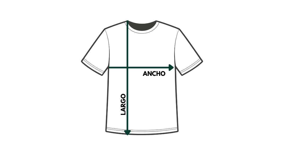 Guía de medidas de camisetas Fútbol Auténtico