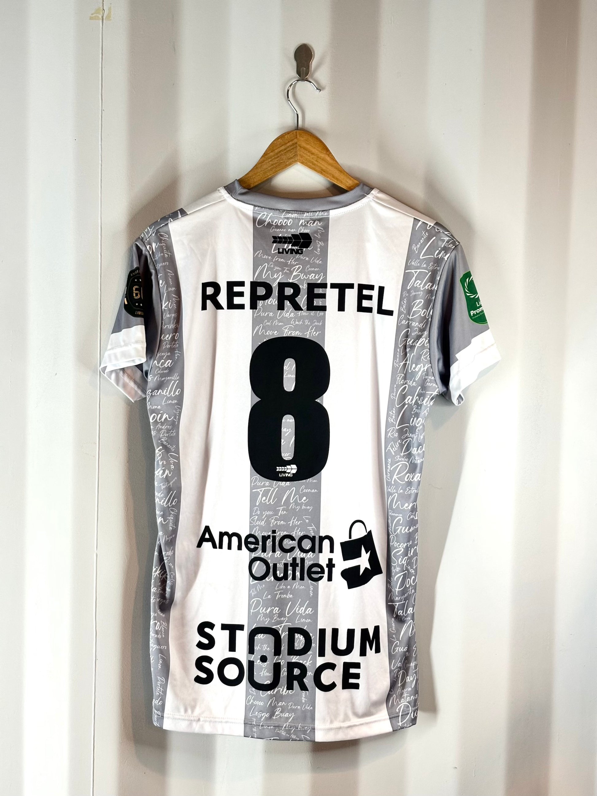 Camiseta Limón visitante 2020 utilería Costa Rica