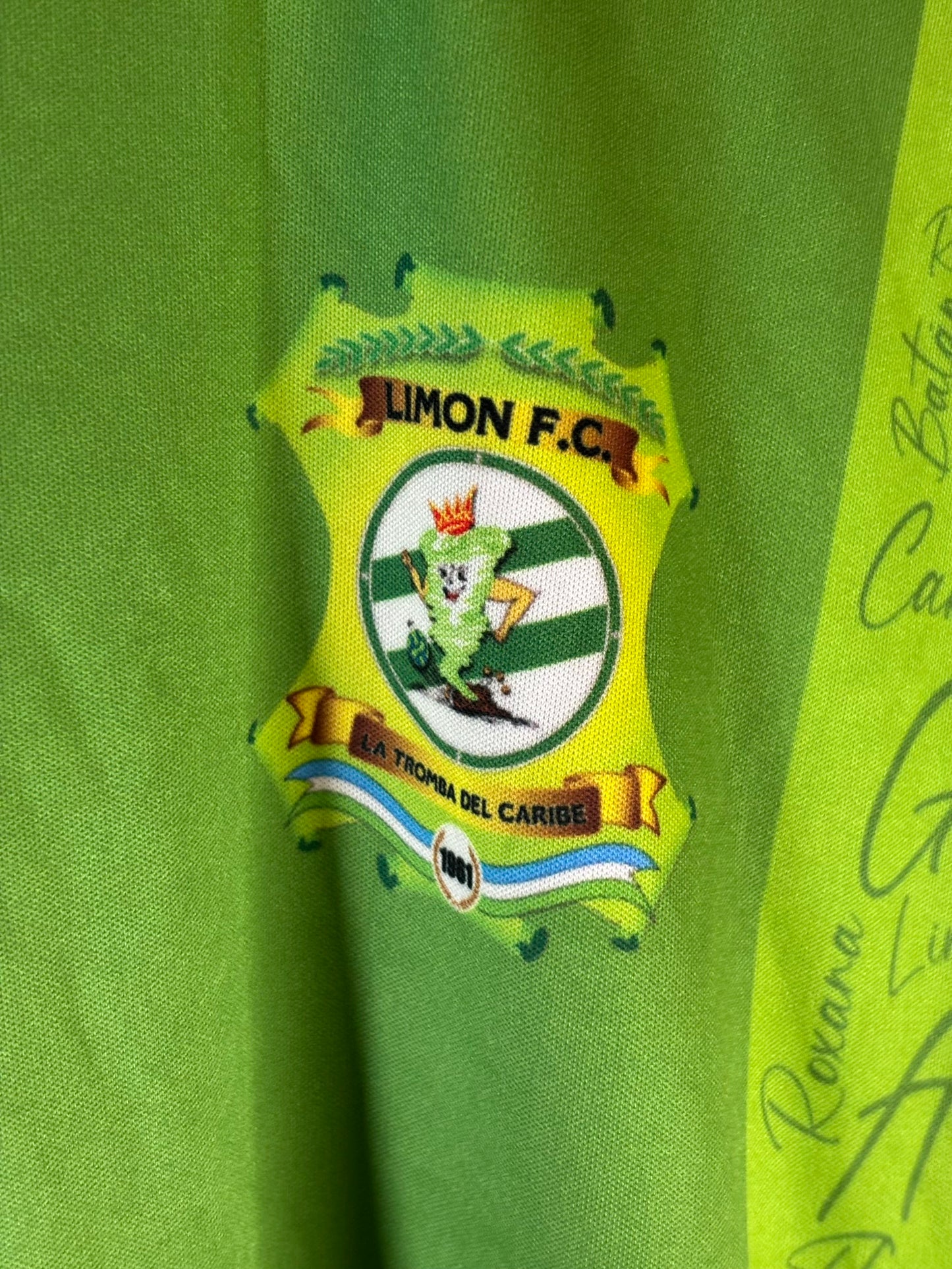 Camiseta Limón 2020 portero Costa Rica verde logo