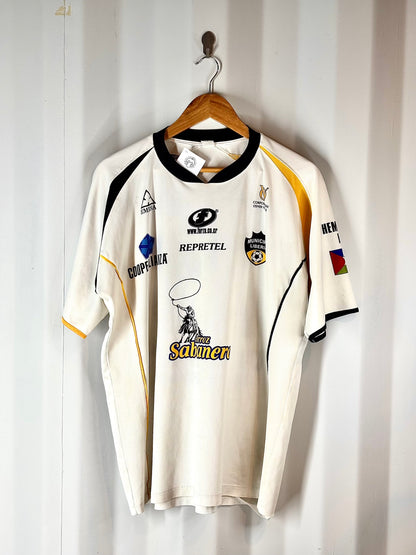 Camiseta de visitante del Municipal Liberia para la temporada 2006 marca Forza parte frontal