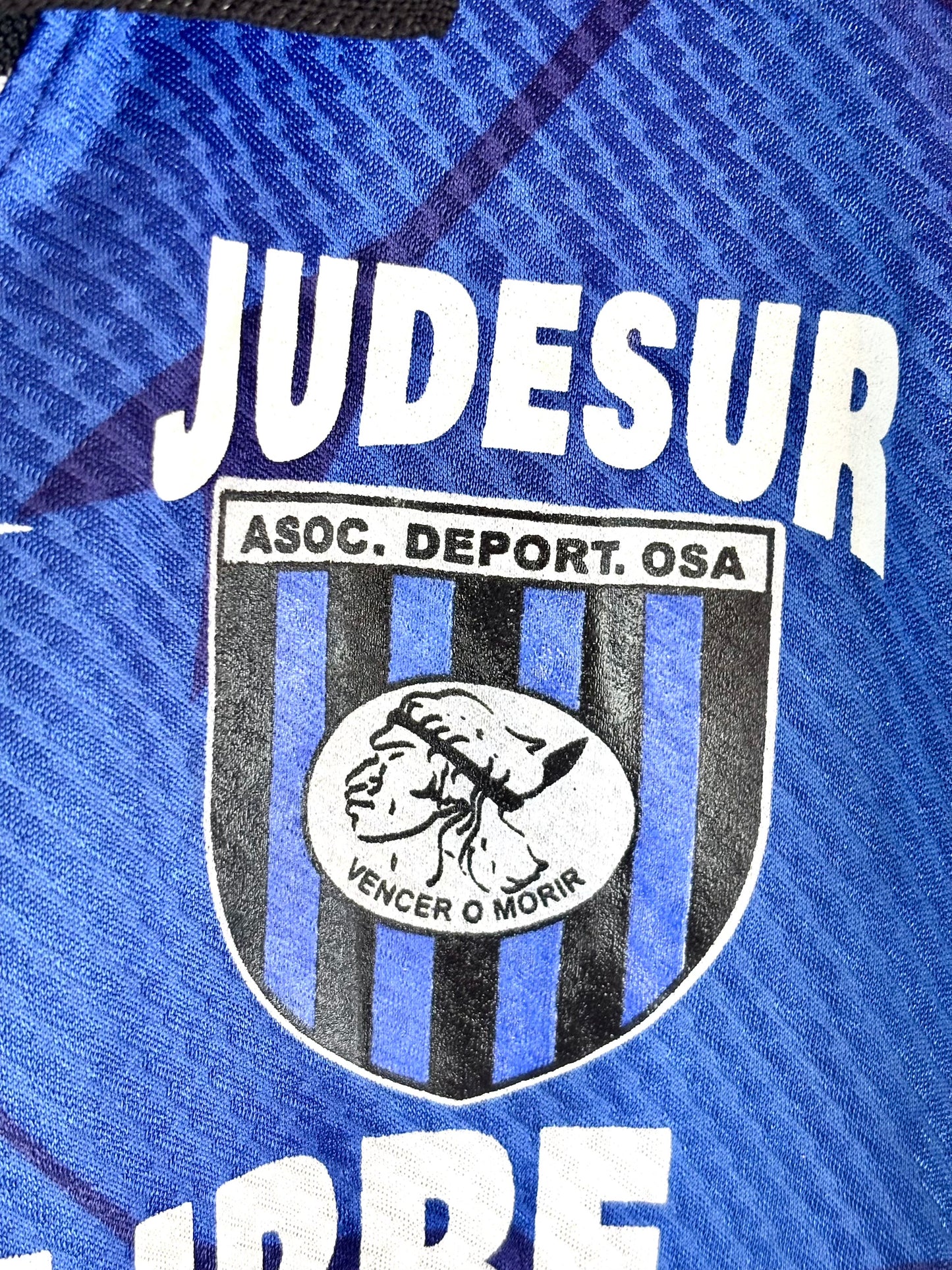 Camiseta Osa 2001 match worn Sportek logo de Osa