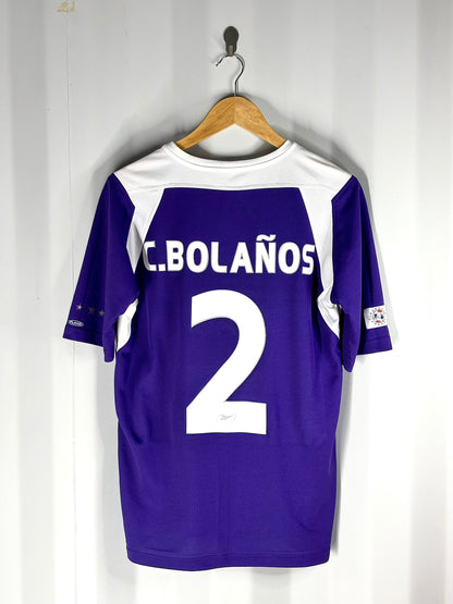 Camiseta de local del Deportivo Saprissa 2004 marca Reebok dorsal de Christian Bolaños.