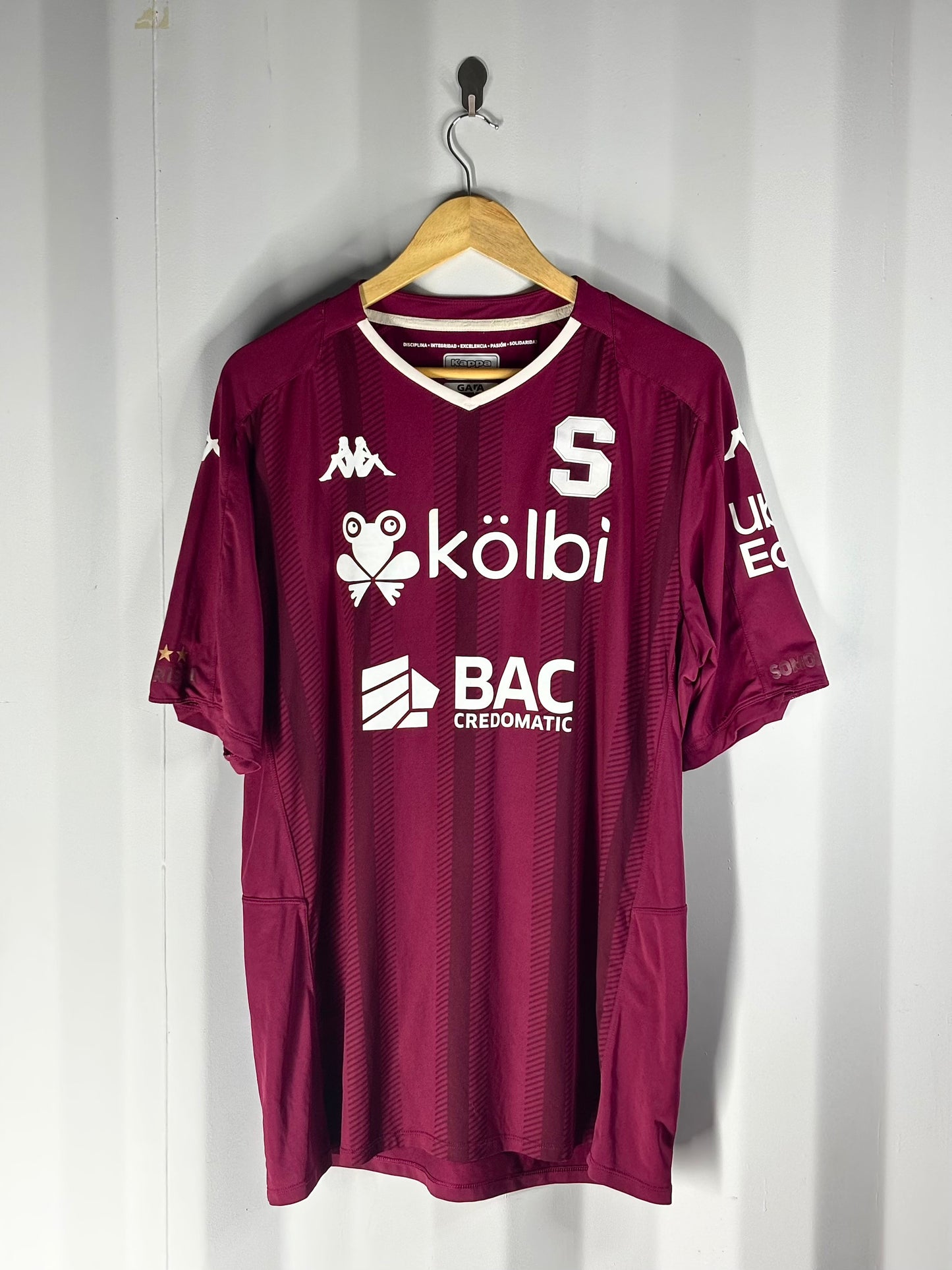 Camiseta Saprissa Kappa 2020 original | Local | Talla XL | Mariano