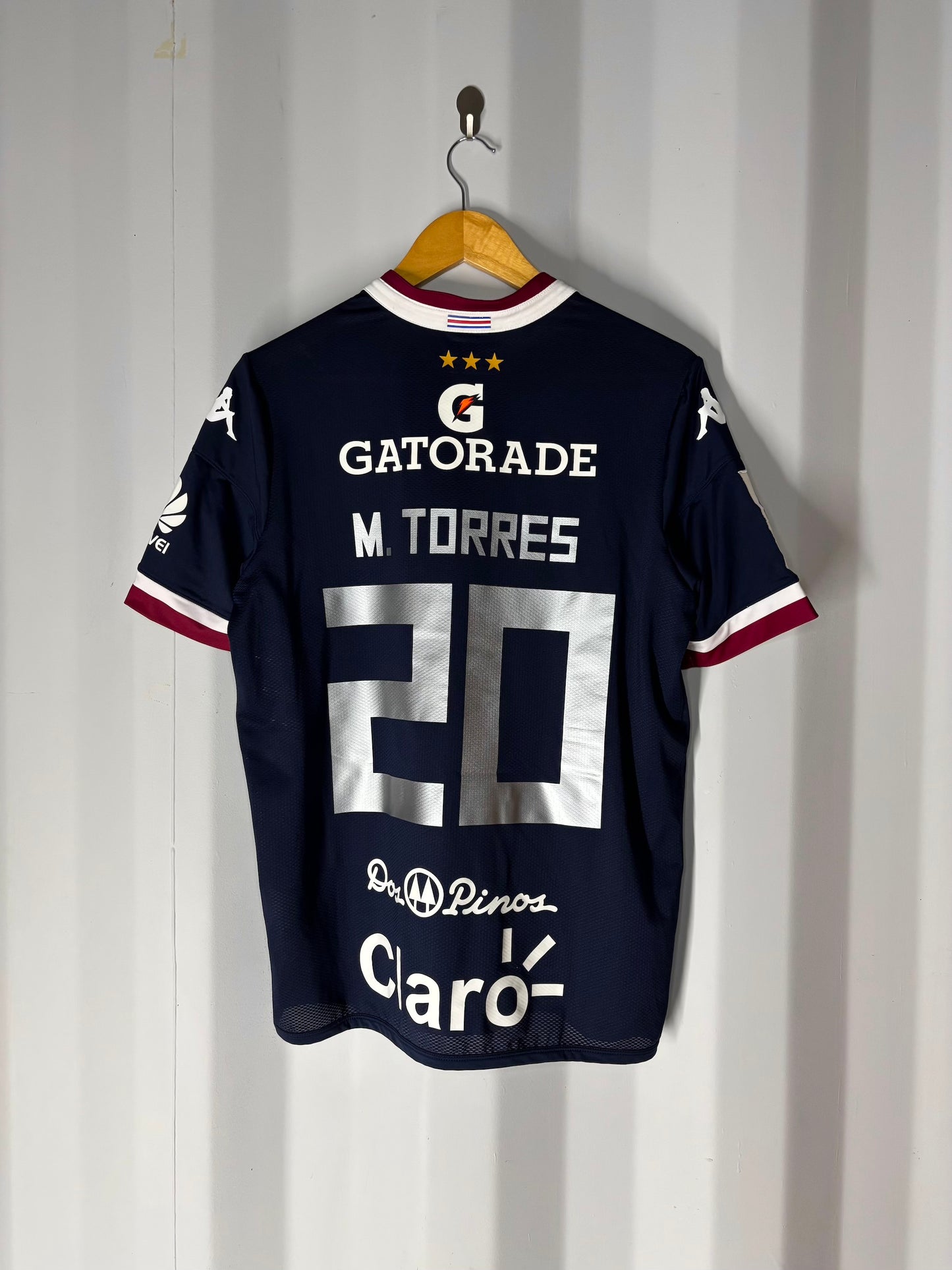 Saprissa - 2016/2017 - Tercer uniforme - Kappa - Talla S - "M. Torres"