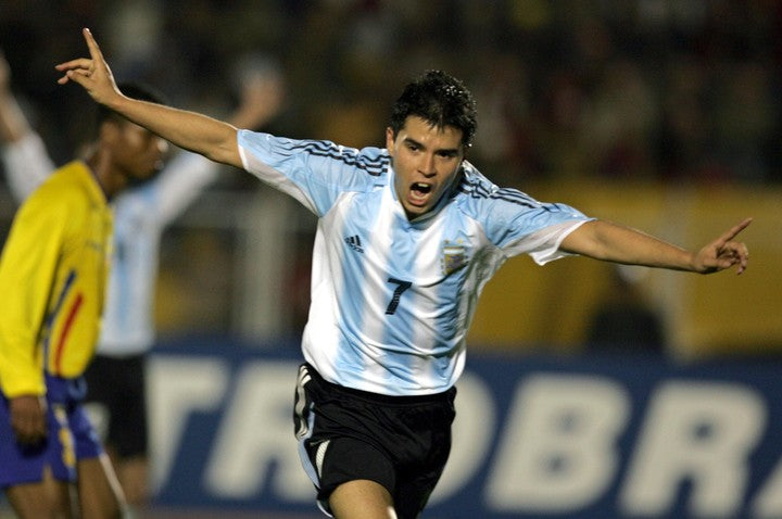 Javier Saviola en 2004 